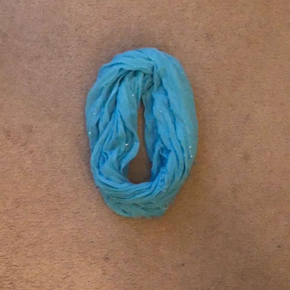blue infinity scarf (Never Worn)